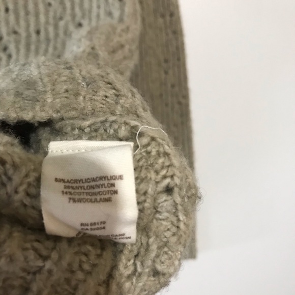 Free People Pointelle High Low Sweater Wool Small - Picture 6 of 10